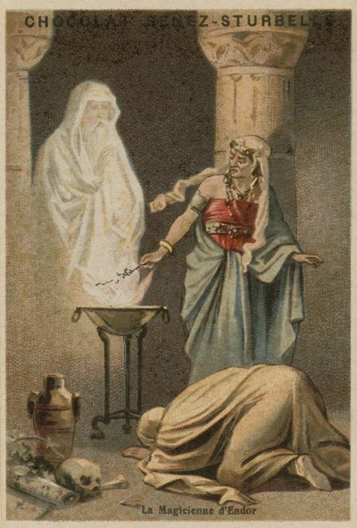 The Witch of Endor by European School